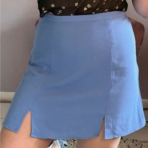 American Apparel Women's Blue Mini Skirt